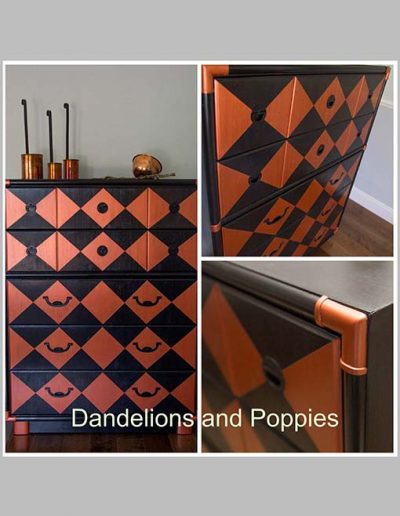 Dresser Black and copper