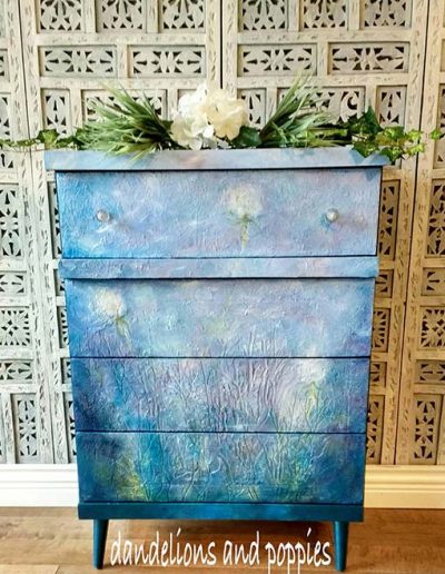 Chest of Drawers - Abstract image of one of my artworks with raised texture