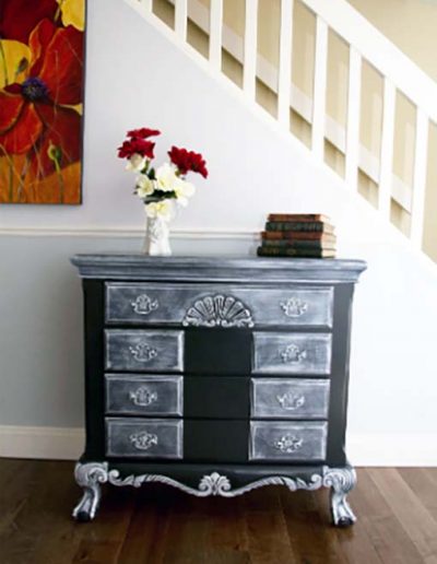 Dresser - colour wash on black